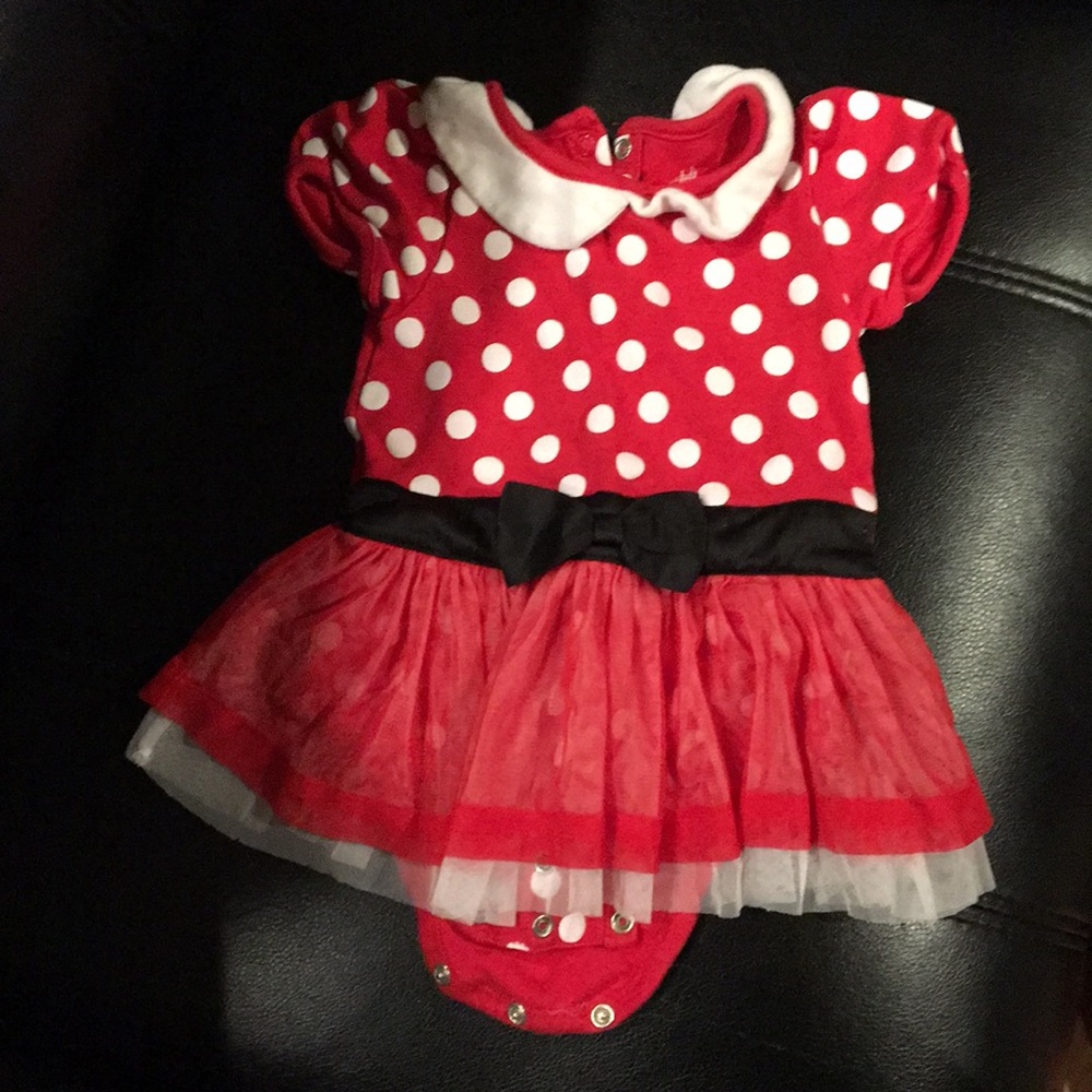 Minnie Mouse costume onesie